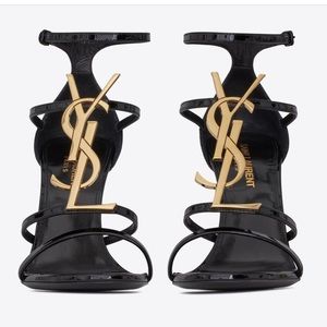 YSL CASSANDRA SANDALS IN LEATHER